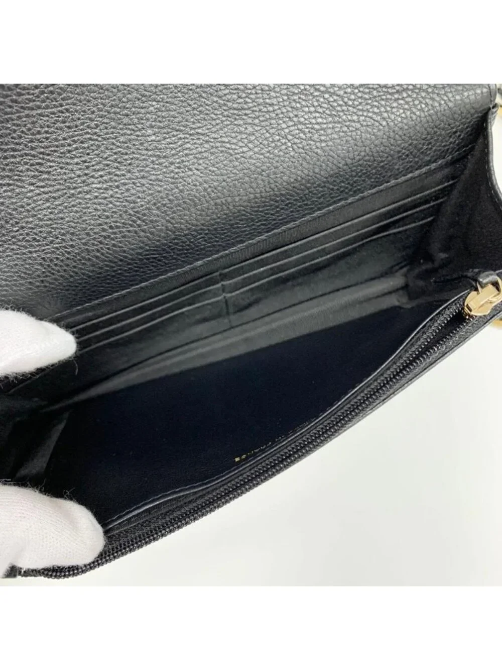 Chanel 19 Calfskin Shoulder Bag Chain Wallet